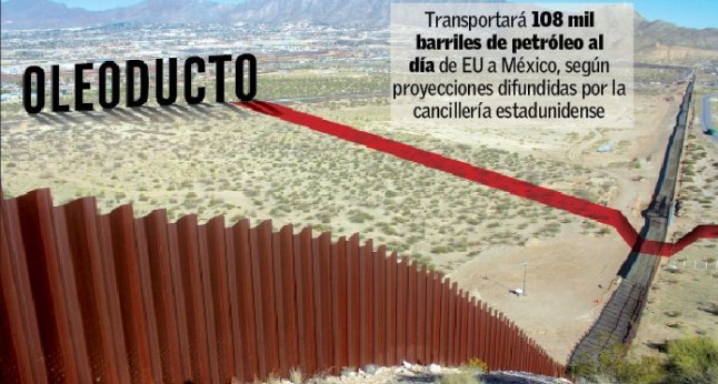 Sener: el Oleoducto EU-México va